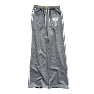 Pantalon de jogging pour homme en coton brodé, décontracté, doux, confortable, avec taille élastique, pantalon de sport - Product Image 1