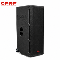 OPRA OP-215 Altoparlante PA Professionale Doppio da 15 Pollici, Impedenza 4 Ohm, Gamma Completa, Sensibilità 100dB, Risposta in Frequenza 55Hz-20kHz, per Live