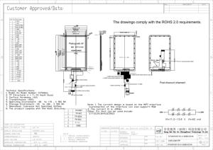 Xmsj. lcm 3.97 इंच tft + ctp ips रिज़ॉल्यूशन 480*800 मिपी 2 लेन इंटरफ़ेस-20c बच्चों के शैक्षिक के लिए ऑपरेटिंग टेम्प - Product Image 4