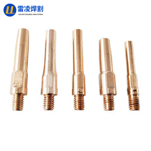หัวเชื่อมทองแดงเคลือบสำหรับเชื่อมแบบ MIG ยี่ห้อ Leiling Welding And Cutting สำหรับหัวเชื่อมทั่วไป - Product Image 2