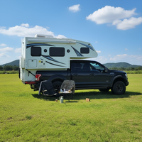 2025 nouveau modèle de luxe cuisine pliable tout-terrain pick-up RV caravane pas cher Celula Abitativa camping-car pour voyage vente camion