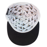Casquette Snapback Unisexe 100% Coton à 5 Panneaux Logo Personnalisé Casquette Cyclisme Baseball Extérieur avec Motif Fruit Argyle Style Dobby pour Hommes