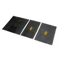 Vantwo Cache-coffre en fibre de carbone préimprégnée 3 pièces/kit, garniture intérieure autocollante brillante/mate pour Tesla Model Y Juniper 2025+