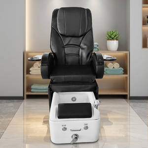 Custom Comfort Spa Pedicure Chairs & Foot Bath Sofas Foot Spa Basin Pu Leather Massage Chair For Salon Use - Product Image 1