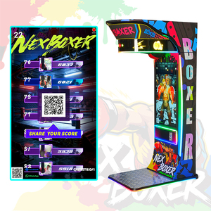 Macchina <span class=keywords><strong>da</strong></span> Boxe Interattiva <span class=keywords><strong>da</strong></span> 43 Pollici in Metallo e Plastica, Resistente, a Moneta con Riproduzione Video e <span class=keywords><strong>Classifica</strong></span> Globale - Product Image 3