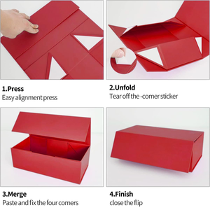 Hot Sale Eco Recyclable Luxury Cardboard Gift <b>Boxes</b> With Magnetic Closure and Custom Logo Wholesale Free Samples - Product Image 3
