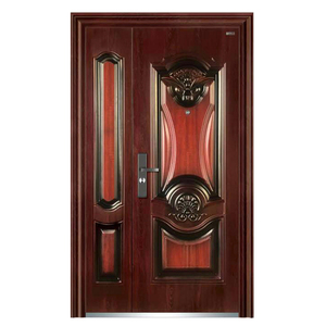 Groothandel Ingang Veiligheidsdeur Exterieur Moderne Stalen Deur Metalen Veiligheid Stalen Deur Ontwerp Voor Huis - Product Image 3