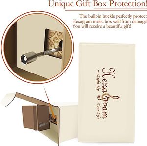 Nhà Máy Bán Buôn Mini Hand Crank Tùy Chỉnh Âm Nhạc Hộp Với Cổ Điển Mozart Bằng Gỗ Âm Nhạc Hộp - Product Image 4