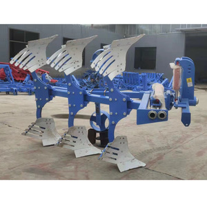Arado Reversible Hidráulico de 3 Filas para Cultivo Agrícola, Color Plateado - Product Image 2