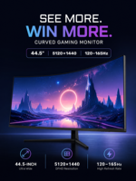32:9 Gebogener LCD-Monitor 44,5 Zoll VA-Panel 165Hz 320cd/m2 HDR Anti-Blaulicht Gaming DP OEM ODM