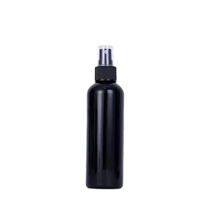 Fino vazio PET névoa 30ml 50ml 100ml 120ml 150ml 200ml 250ml 500ml âmbar branco frasco de spray de plástico transparente para embalagens de cosméticos