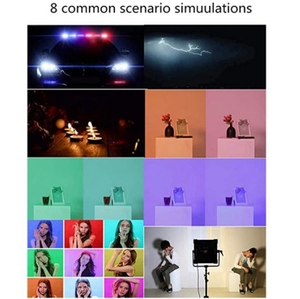 Fotografía Falcon Eyes 400W Película de video profesional Iluminación de estudio LED RGB para informes de producción y entrevistas - Product Image 6