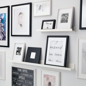 Mensola da Parete Galleggiante in Legno Personalizzata, Porta Foto e Cornici, Supporto per Dischi in Vinile, Scaffale da Parete Robusto - Product Image 2