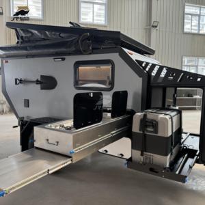 Mini Caravana <span class=keywords><strong>2023</strong></span>, Mini Casa Rodante para Acampar al Aire Libre, Caravana de Aluminio, Toldo para Caravana, Garaje - Product Image 6