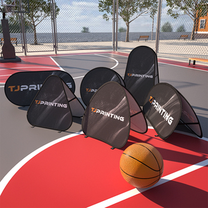 Support <span class=keywords><strong>de</strong></span> bannière portable horizontal à cadre pop-up avec <span class=keywords><strong>sac</strong></span>, impression promotionnelle personnalisée recto-verso pour événements - Product Image 2