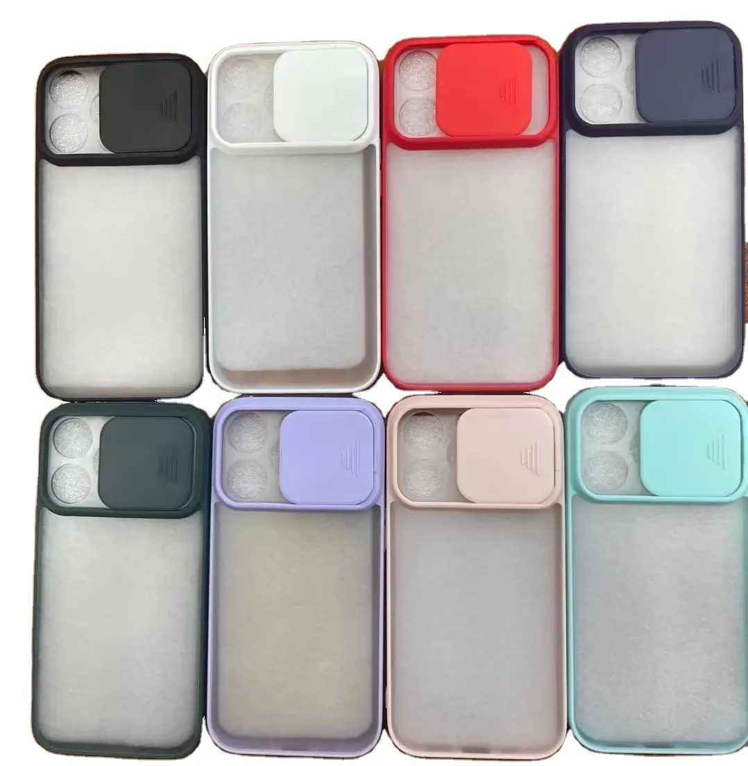 Solid Color Soft Silicone Back Cover New Camera Protection clear shockproof tpu pc phone case For all IPho