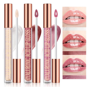 <span class=keywords><strong>Gloss</strong></span> à lèvres liquide végétalien imperméable à l'acide hyaluronique personnalisé Longue durée Hydratant Nourrissant Repulpant Teinte à lèvres minérale - Product Image 4