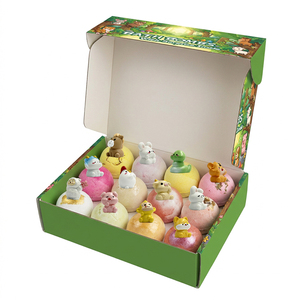 Coffret Cadeau Luxe 12 Bombes de Bain avec Jouets Surprise du Zodiaque à l'Intérieur, Emballage Personnalisé, Logo OEM ODM pour Spas de Luxe et Boutiques - Product Image 1