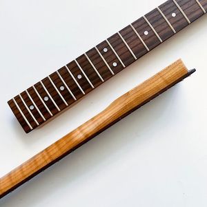 <span class=keywords><strong>Manche</strong></span> de guitare électrique TL 22 frettes en érable flammé torréfié avec touche en <span class=keywords><strong>palissandre</strong></span> pour composant de guitare - Product Image 2