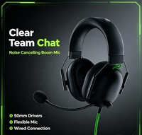 Shark 7.1 V2 X Headset Gaming Berkabel untuk Rezer 7.1 Suara Surround Canggih Peredam Kebisingan Pasif Earphone Musik Esports