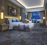 Tapis de haute qualité 2023 pour hôtel 5 étoiles Shangri-La, tapis Axminster antidérapant du mur au mur pour hôtel