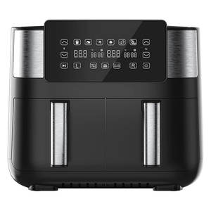 Friggitrice ad aria doppia 6 in 1 friggitrici ad aria sanitaria con 2 cestini per friggere indipendenti sincronizzazione cottura 8L <span class=keywords><strong>elettrodomestici</strong></span> da <span class=keywords><strong>cucina</strong></span> intelligenti di <span class=keywords><strong>dimensioni</strong></span> familiari - Product Image 1