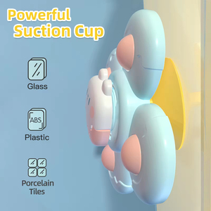 3Pc Ventouses Toupie Jouet Bébé Jeu Placation Infant Educatif Rotatif <span class=keywords><strong>Hochet</strong></span> Bain Douche Jouets Enfants Cadeau - Product Image 4