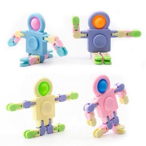 <b>Plastic</b> Cross-border Decompression Gyro Astronaut Bubble Music Chain Changeable Fingertip Puzzle Parent-Child Interactive Toy - Product Image 2