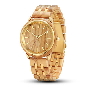 Reloj Elegante Personalizado para Mujer de Madera y Acero Inoxidable - Product Image 6
