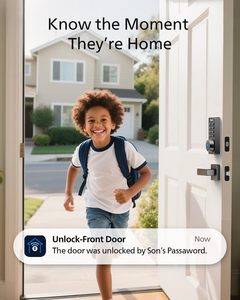 Cerradura Inteligente Wi-Fi con Entrada sin Llave para Puerta Principal, Compatible con Alexa y <span class=keywords><strong>Google</strong></span> Assistant, WiFi Integrado, APP/Huella Dactilar - Product Image 5