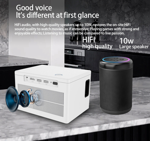 2025 New Xbox Thông Minh Chiếu Quad Core Android 10 5G Wifi LED Full HD 1080P Xách Tay Mini Rạp Hát Tại Nhà Máy Chiếu 4K - Product Image 4