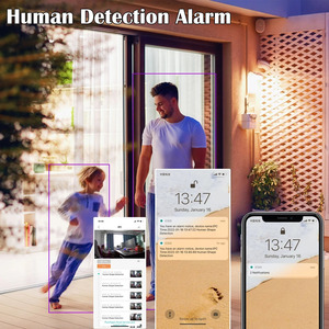 5MP Wifi máy ảnh ON-VIF Wirless/có dây máy ảnh không thấm nước ngoài trời hai cách âm thanh <span class=keywords><strong>email</strong></span> cảnh báo NightVision icsee Xmeye đám mây H.265 - Product Image 6