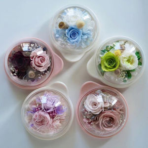 2024 mejor regalo de San Valentín y Halloween boda taza de flores preservadas plantas decorativas para expresar <span class=keywords><strong>amor</strong></span> a <span class=keywords><strong>tu</strong></span> novia - Product Image 2