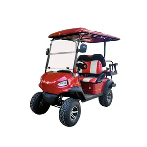 Top popolare più nuovo carrello da Golf elettrico a 4 ruote eccellente piccolo con 2 + 2 posti Made In China