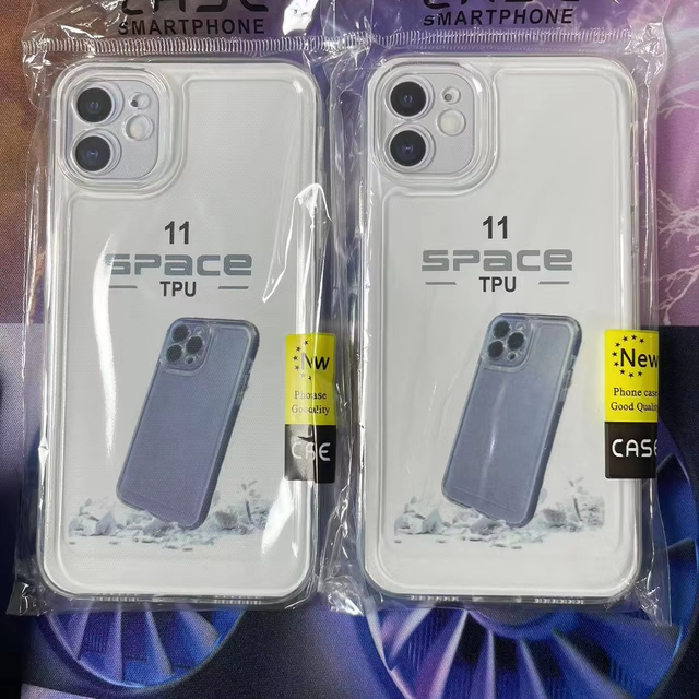 Durable Anti-fall TPU Transparent Wallet Card Holder Clear Back Cover Case for iPhone 17 16 Pro Max 15 14 13 12 11 Xs Xr Xs Max