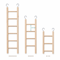 Jouet en bois pour oiseaux, accessoires pour cage à oiseaux, petite échelle colorée pour grimper, design anti-évasion, fabriqué dans le Zhejiang