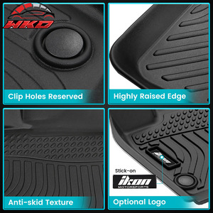 Tapetes para Piso Compatibles con Nissan Ariya 2023-2025, Antideslizantes, Moldeados en 3D, para Todo Clima, Revestimiento de Alfombra de TPE, 3 Piezas, Impermeables - Product Image 2