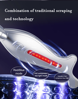 Masseur facial électrique rechargeable USB Kinwong Gua Sha, outil de physiothérapie infrarouge pour le cou et le visage
