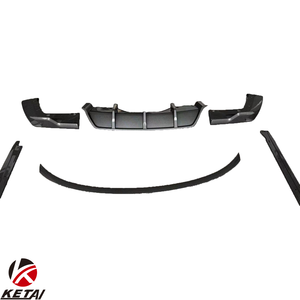 Paraurti auto carbonio Look <span class=keywords><strong>Sport</strong></span> nero Samurai anteriore labbro posteriore diffusore tutto corpo Aero Kit per <span class=keywords><strong>BMW</strong></span> X6 F16 - Product Image 2