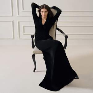 Haute couture MARTHA WRAP longue robe élégante longue femmes robe dame formelle soirée femme robes 2025 nouvelle tendance - Product Image 5