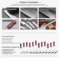 Couteau à désosser en acier inoxydable 3Cr13, couteau de chef avec manche en plastique, hachoir à viande, couteau à désosser durable de style industriel, outils de cuisine