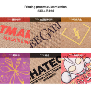 Eco-Friendly Jute Tote Bags Blank Stock Custom Made For General Packaging Biodegradable Screen Printing Zhejiang Origin - Product Image 3