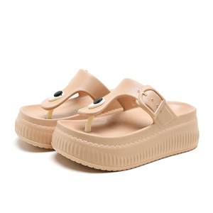 Sandalias de Playa para Mujer Guru, Tipo Chanclas, de EVA, Blancas, Antideslizantes, con Suela Gruesa, para Verano - Product Image 3