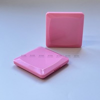 Palette de fards à paupières six couleurs, support pour pinceaux, échantillons de couleurs ; Boîte d'emballage cosmétique vide en plastique ABS personnalisable, directement de l'usine