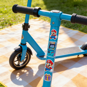 TEDDY DIY Kiss Cut Stickers A4 A5 Vinyl Glitter <strong>Deco</strong> for Kids Anime Kiss Cut Stickers <strong>Sheets</strong> - Product Image 5