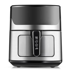 Friteuse à air chaud électrique 1500W, capacité 7L, système de chauffage rapide, circulation d'air à 360°, commande par bouton pour usage domestique en cuisine - Product Image 3