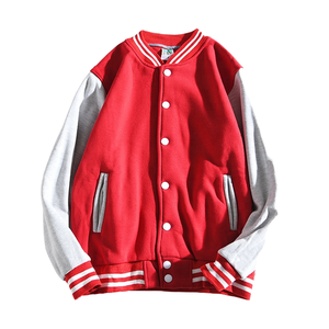 2025 Men's Custom <b>Heated</b> Varsity <b>Jacket</b> Insulated Baggy Fit with Stand Collar and Letterman Embroidery for School Sports Teams - Product Image 1