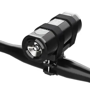 RTS – lampe de vélo multifonctionnelle 3 en 1, haut-parleur Bluetooth sans fil, éclairage avant de vélo, batterie d'alimentation 6000mAh, lampe de poche de vélo