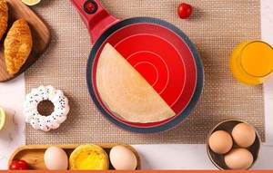 Poêle à crêpes ronde antiadhésive professionnelle pour prise UE - Product Image 6