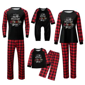 Custom Factory Designer Adult Pajamas And Kids Sleepwear Christmas For Women Pajamas Nightwear